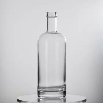 Nordic Alcoholic extra Flint 375ml 500ml 700ml Beverage Glass Bottles for Vodka Whiskey