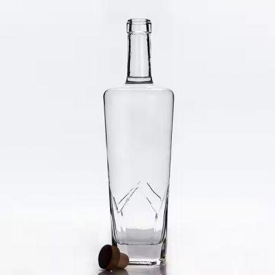 380ml Liquor Whisky Bland Spirit Glass Bottle Liquor Vodka Whiskey Rum Brandy Glass Bottle