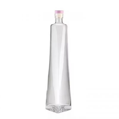Factory Custom 7500ml Vodka Empty clear Glass Bottle with Cork