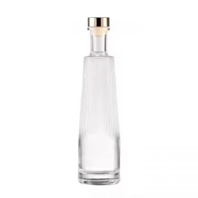 Factory Custom 375ml Liquor Wine Juice Empty Glass Bottles With Cork