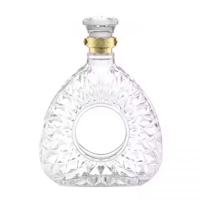 Customized Design 500ml 750ml Gin Vodka Spirits Wine Rum Whiskey Juice Empty Wine Glass Bottle