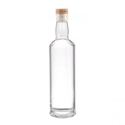 Custom Logo 750ml 700ml 500ml Crystal Whisky Vodka Empty Wine Glass Spirit Liquor Bottles