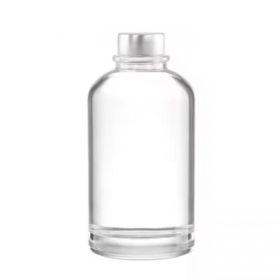 Unique Shape Glass Bottle With Cork for Beverage Alcohol Spirits Glass Bottle 375ml 500ml Glass Bottle With Sealed Cork