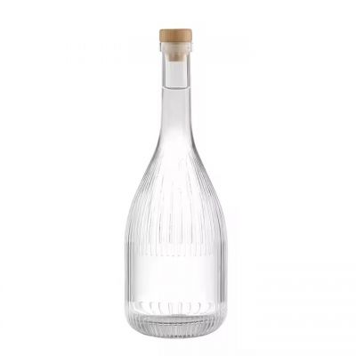 Good Quality 200ml 375ml 500ml 750ml 1000ml Round Gin Vodka Spirits Whiskey Wine Glass Liquor Bottle