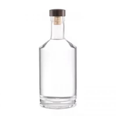 Competitive Price 200ml 375ml 500ml 750ml Empty Glass Vodka Liquor Bottle for Gin With Cork