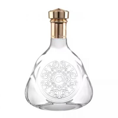 200ml 330ml 375ml 500ml 750ml Empty Glass Wine Vodka Gin Rum Alcohol Whiskey Bottle Coffee Glass Liquor Bottle With Cork