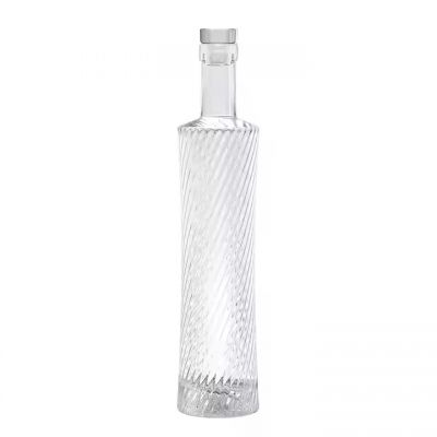 750ml 1000g Heavy Bordeaux Antique Green Wine Bottle Empty Glass Bottle