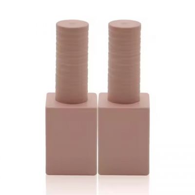 Manufacture Custom 15ml square Glossy, Matte Color Spray, Electroplating, Pearly Color Spray Nail Polish Bottle