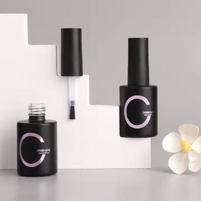 Empty Nail Polish Gel Polish Bottles With White Brush Empty Nail Polish Bottle