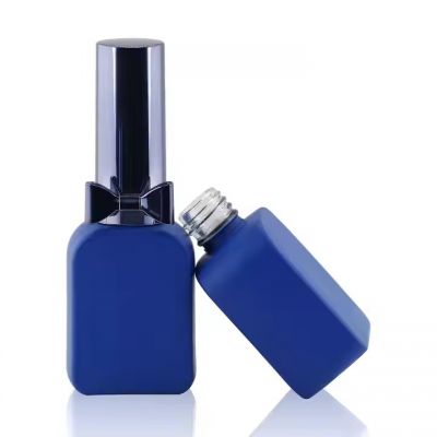 Factory Custom 12ml Wine Rectangle Empty Led Uv Gel Soak off Nail Polish Bottle with Caps and Brush