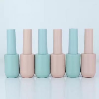 Long Cap Empty Gel Nail Polish Glass Bottle with Brush 5ml Small Nail Art Polish Bottles
