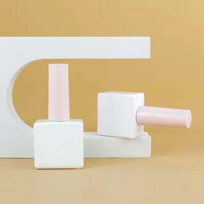 15ml Wholesale Empty Unique Gel Nail Polish Bottle Glass Bottle pink