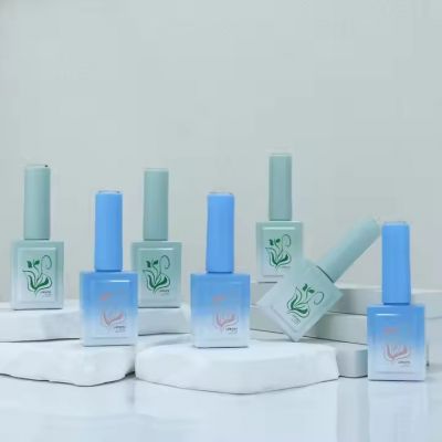 Unique Opaque square Nail Polish Bottle Custom Empty Nail Polish Bottle Gradient Color