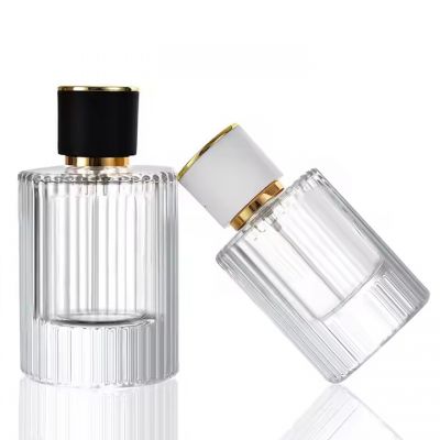 Hot Luxury Perfume Bottle Vertical 30ML 50ML 100ML Refill Atomizer Round Travel Perfume Spray Bottle With Box