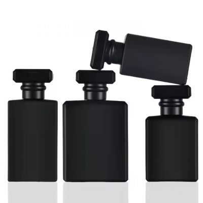 Customized Luxury Matte Black 20ml 30ml 50ml Perfume Glass Bottle 50Ml 30Ml Perfume Bottle and Box