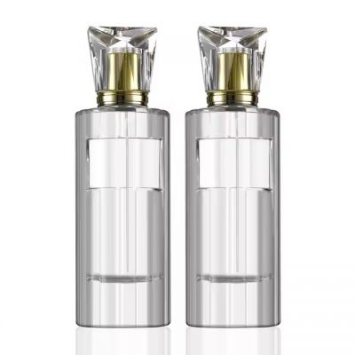 Hot Selling Factory Supply Round High Quality Glass Bottle for Perfume 100ml Clear Color Spray Glass Perfume Bottle