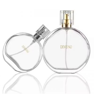 Wholesale 50Ml 100ML Glass Perfume Bottle Glass Spray Customizable Perfume Glass Bottle With Full Packaging