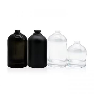 Custom logo Unique Black Perfume Bottles with Box Packaging Perfume Spray Bottle 30ml 50ml 100ml