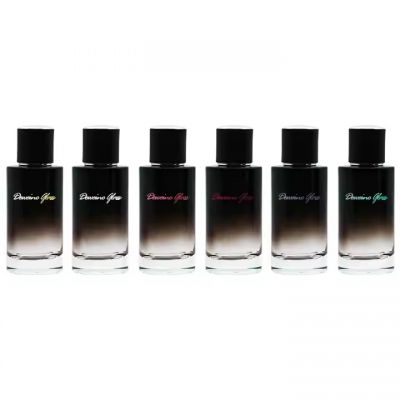 New Design Gradual Coating Perfume Bottle Packaging Box Perfume Cylinder Shape in 30ml 50ml 100ml With Custom Logo