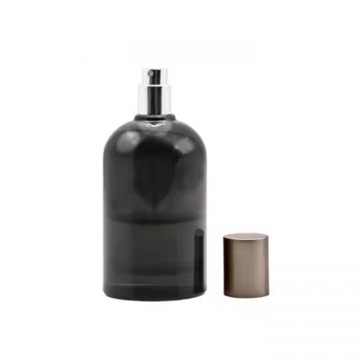 Custom Glass Cylinder Round Perfume Bottle 30 Ml 50ml 100ml Luxury Perfume Bottles With Packaging Box