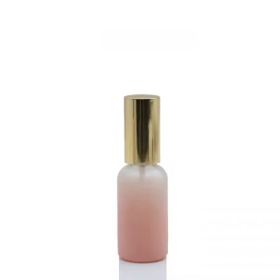 Empty 30ml 50ml Gradient Frosted Glass Spray Perfume Bottle with Sprayer Lotion Pump Sprayer Bottle for Women
