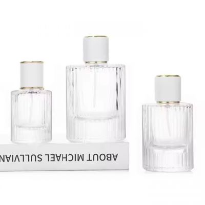 Custom 50ml 100ml Round Glass Perfume Bottle Perfume Bottle Unique Empty Perfume Bottles With Box
