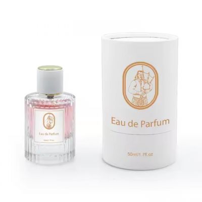 Luxury Perfume Bottles Glass Bulk 30ml Round Perfume Glass Bottle Clear 50ml 100ml Perfume Bottles Custom Logo With Packaging