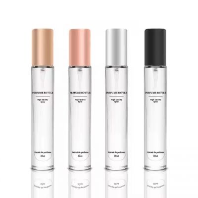 Custom Perfume Sample Bottles Travel Perfume Spray Bottle Easy Screw Neck 10ml Perfume Bottle With Box