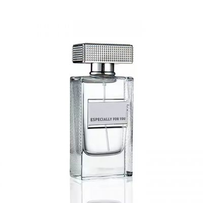 Luxury Perfume Bottle 60Ml Square Perfume Glass Bottle Clear Glass Perfume Bottles Spray With Packaging