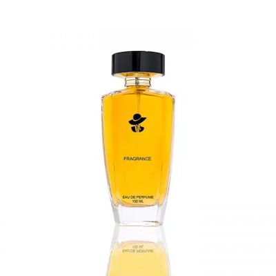 High-Grade Perfume Empty Bottle Clear 100 Ml Glass Perfume Bottle Polygon Shape Personalised Perfume Bottle With Box