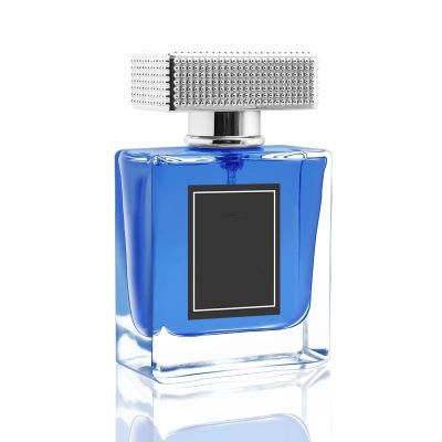 Wholesale Clear 50 Ml Perfume Bottle Square Glass Perfume Bottle Luxury Empty Perfume Bottles With Box
