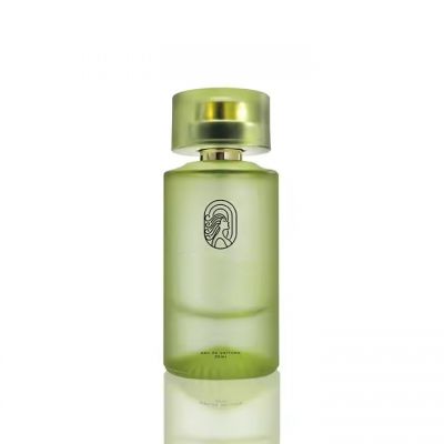 Luxury Wholesale 50ml Perfume Bottle Empty Unique Perfume Bottle Frosted Green Custom Perfume Bottle With Box