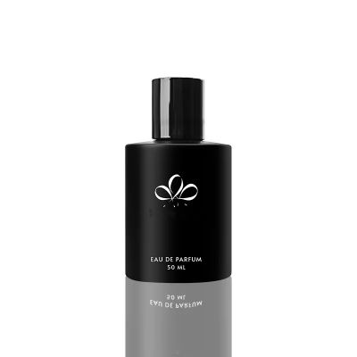 Luxury 50ml Perfume Bottle Cylindrical Black Perfume Bottle Custom Perfume Bottle With Box Packaging