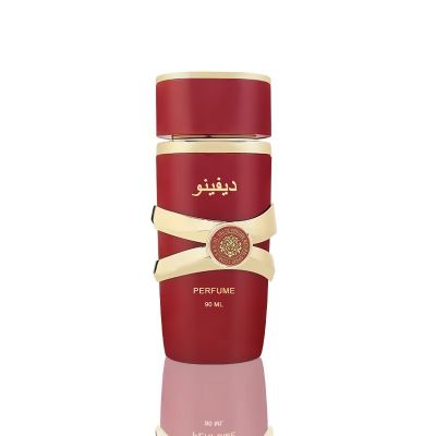 New Design Red Perfume Bottle 90Ml Perfume Luxury Bottle Round Arabic Perfume Bottles With Box Packaging