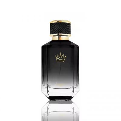 New Arrival Luxury Gradient Black Perfume Bottle Men's Women`s Empty 100ml Glass Spray Perfume Bottle With Box