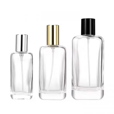 High Quality Unisex Perfume Bottle Empty Glass Spray Bottle Perfume Atomizer Bottles 25ml 50ml 100ml With Caps