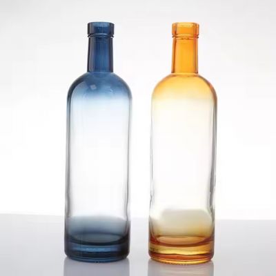 Clear or Custom Painting Round Shape Similar 500ml 700ml 750ml Spirits Wine Glass Bottle