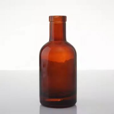 In Stock Amber Clear 100ml 200ml 375ml 500ml 750ml Empty Gin Liquor Spirits Vodka Whisky Olive Oil Glass Bottle With Cork