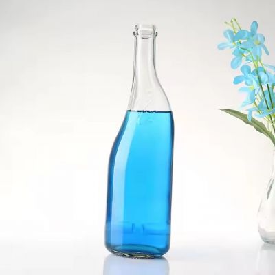Wholesale Glass Water Bottle 500ML 700 ML 750 ML High Flint Beverage Liquor Glass Bottles With Glass Cap for Spirits Liquor