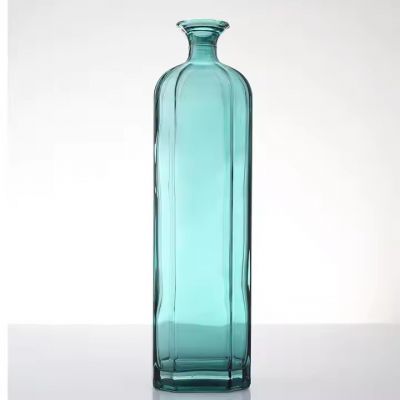 High Quality Creative Transparent Spray Painting Frosting Decal Empty Glass Packaging Spirit Bottle Wholesale