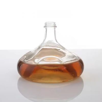 Matte Glass Gin Bottle 500ml 750ml Frosted Spirit Vodka Glass Bottle