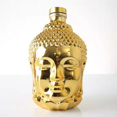 Wholesale Custom Color Empty Special Vodka Whisky Gin Beverage Spirits Liquor Glass Bottle With Cork