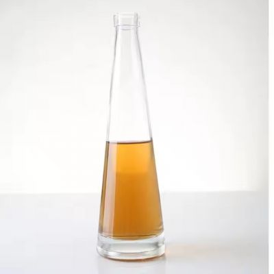 Wholesale 500ml Milk Juice Whiskey Rum Packaging Glass Bottle with Lid