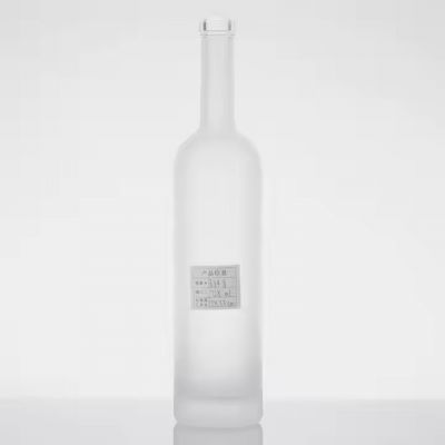 whisky liquor alcohol beverage frosted wholesale glass bottle 700ml