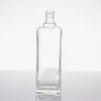 square vodka whiskey 70cl tequila glass bottle with wooden cork