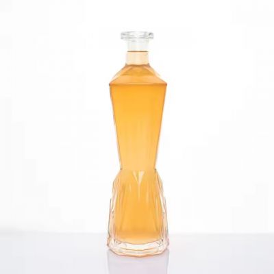 750ml Empty Bottle for Vodka Whiskey Rum Gin Liquor Luxury Glass Bottle Custom Label Color 375ml 500ml 1000ml