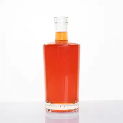 750ml Glass Bottle Liquor Whiskey Rum Tequila Wood Cap Glass Bottles 1000ml 375ml 500ml Empty Spirit Bottle