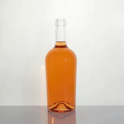 750ml Glass Bottle for Brandy Rum Luxury Bottle Factory Customized Color Label Capacity 1000ml 700ml 500ml 375ml 250ml 100ml