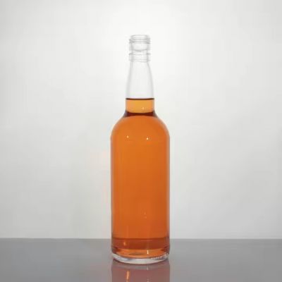 750ml Glass Container Bottle Premium Glass Bottle Factory Custom Logo Lebel Capacitu 500ml 700ml 1000ml for Rum Brandy