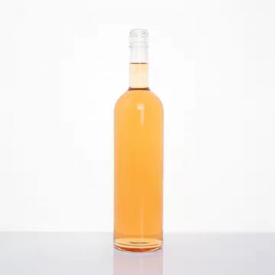750ml Whiskey Glass Bottle Round Customised Alcohol Bottle Wholesale Liquor Glass Bottles 300ml 500ml 1000ml